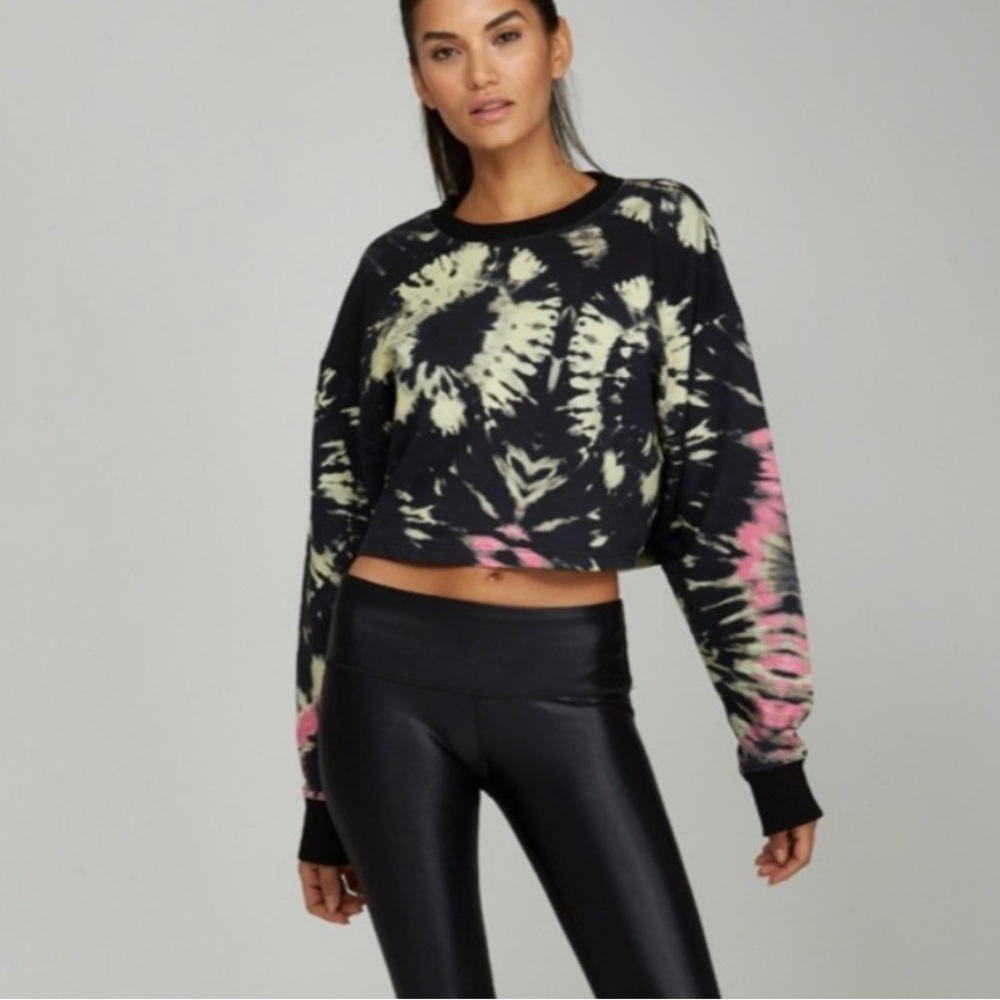 NOLI Yoga Tie‎ Dye Cropped Sweatshirt